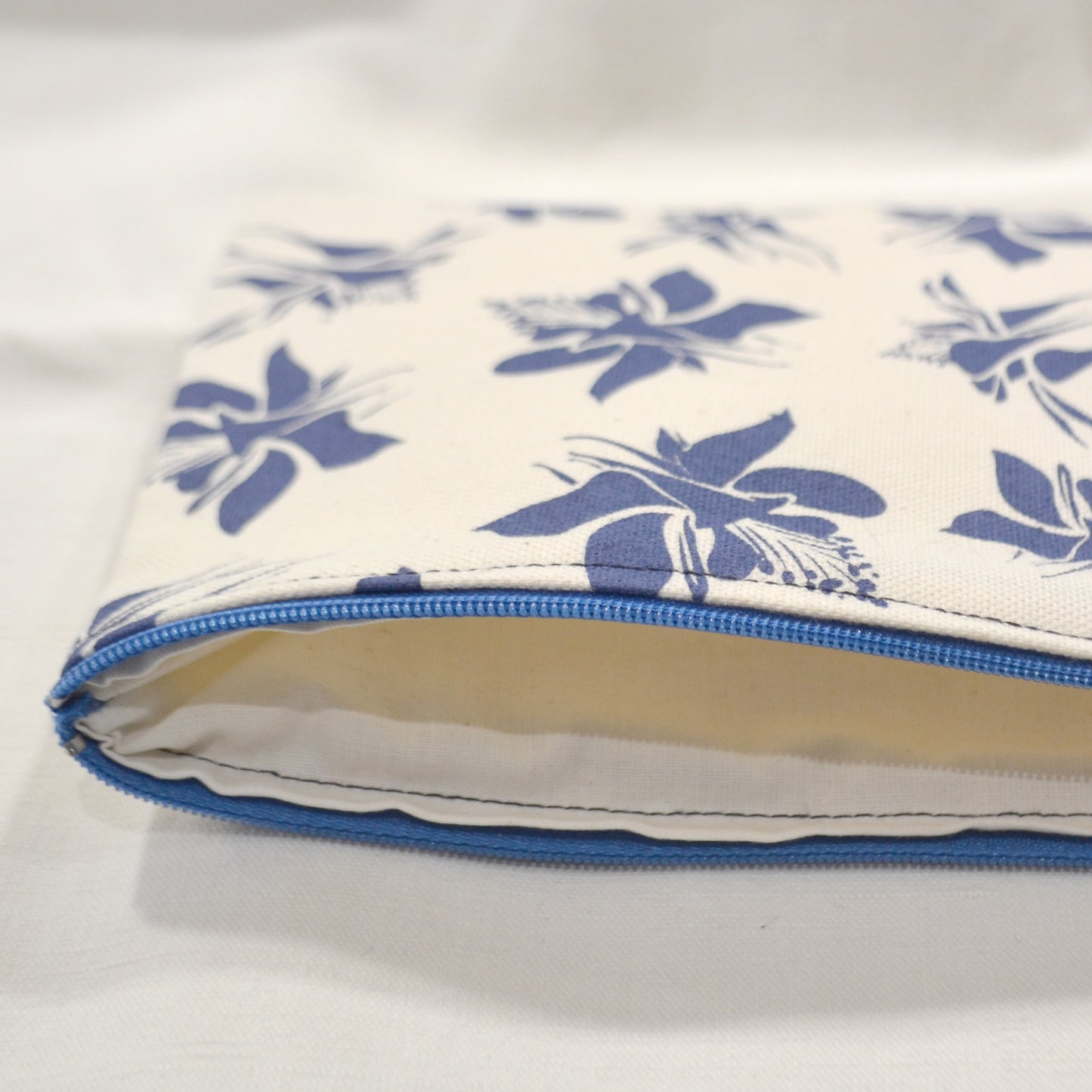Pochette Coton Motif Ancolia
