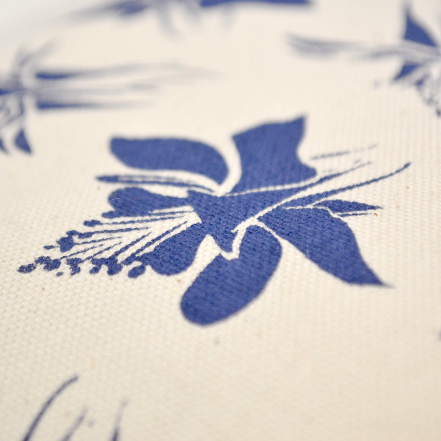 Pochette Coton Motif Ancolia