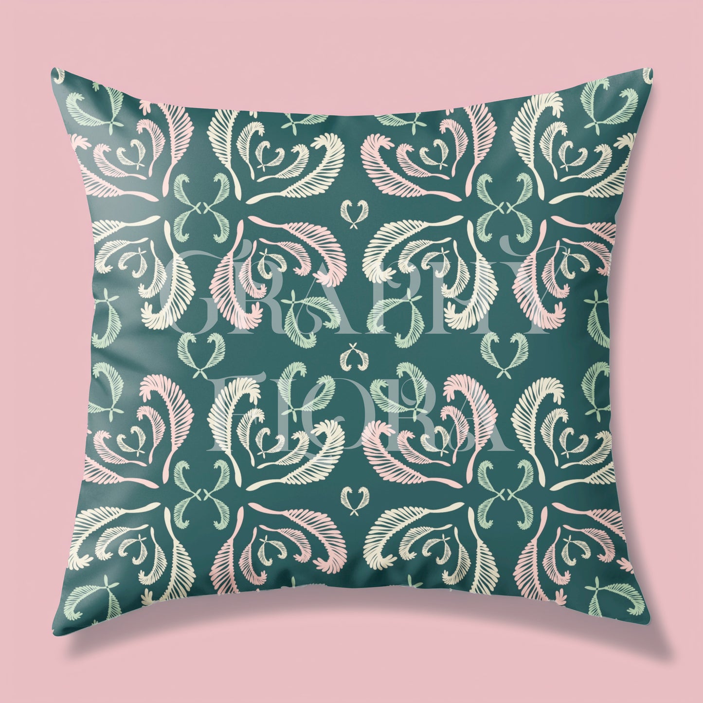 MOTIF FLORAL Cœur pour impression numérique