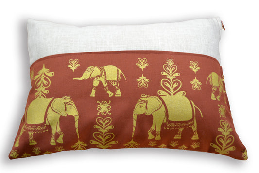 Housse de coussin éléphant