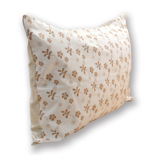 Housse de coussin florale
