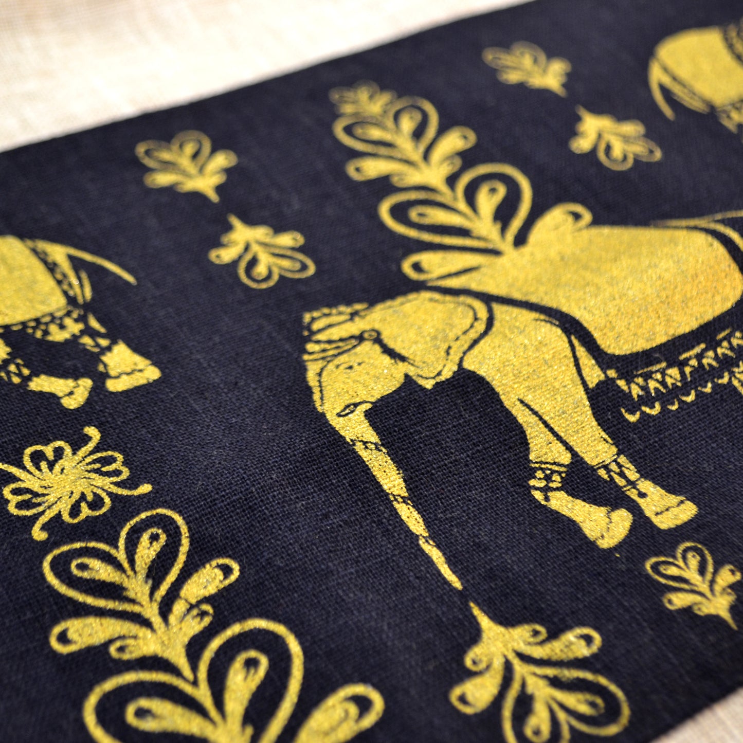 Housse de coussin éléphant
