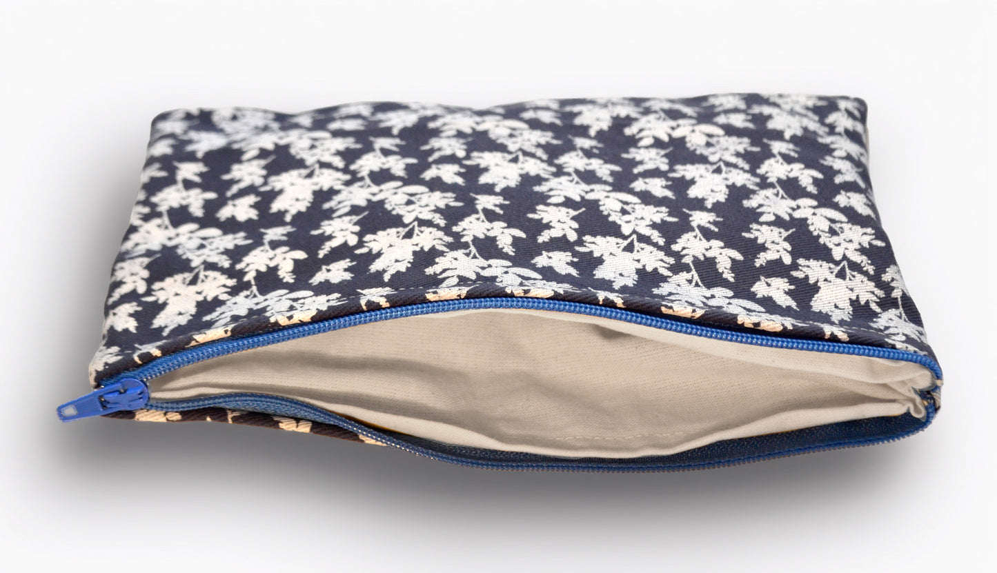 Pochette Coton Motif feuillage