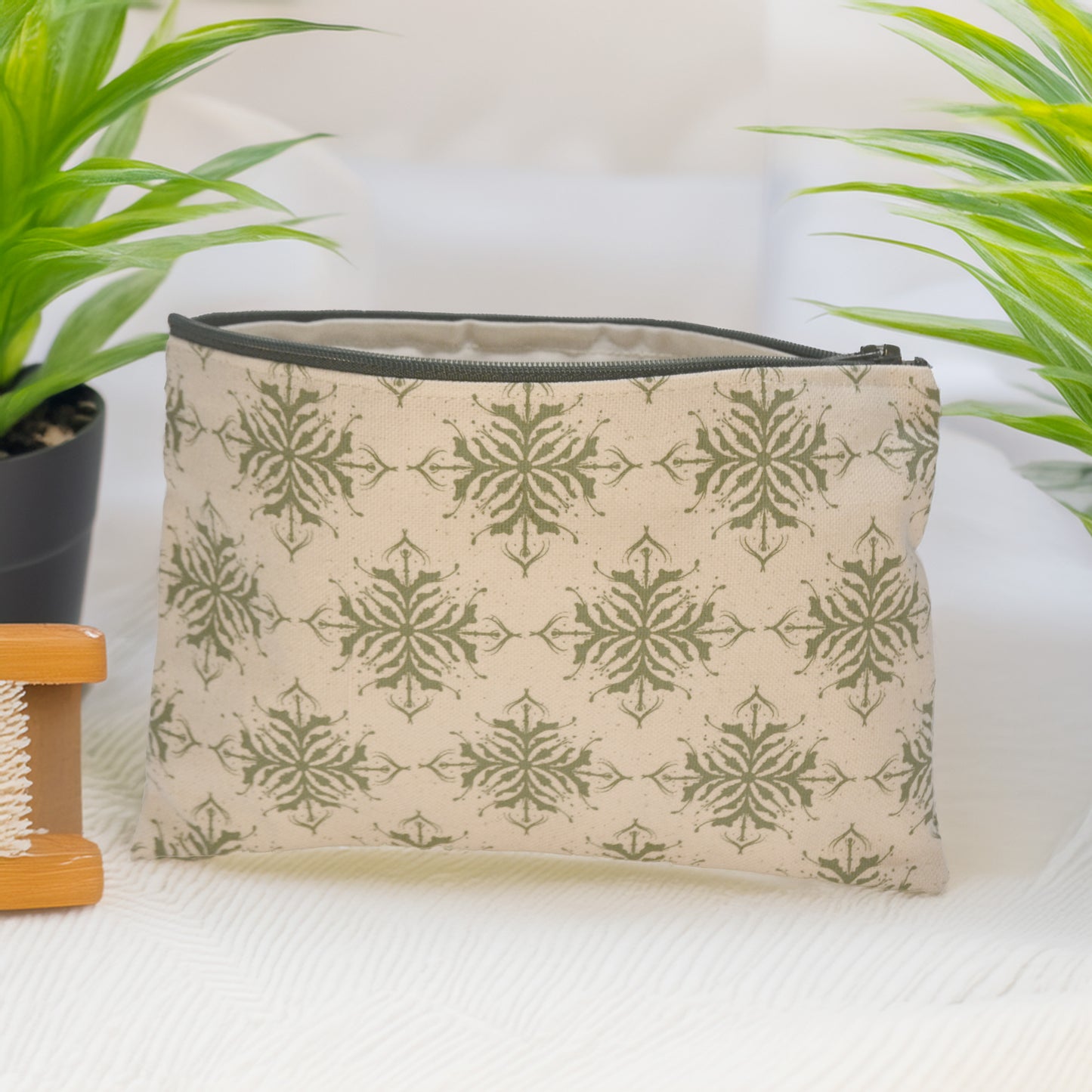 Pochette Coton Motif Floral