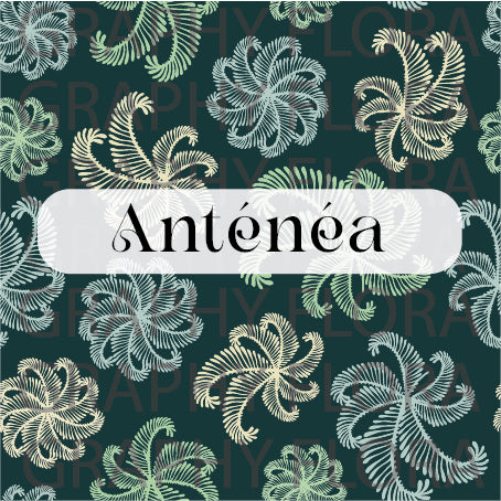 MOTIF FLORAL Anténéa pour impression numérique