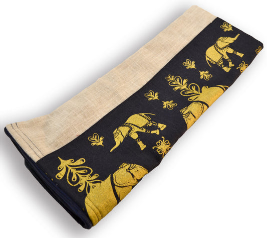 Housse de coussin éléphant