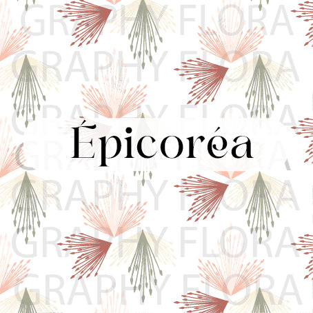 MOTIF FLORAL Epicoréa pour impression numérique