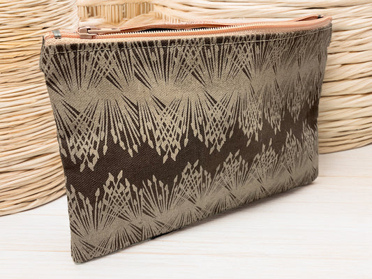 Pochette Coton Motif Sérigraphie Artisanale