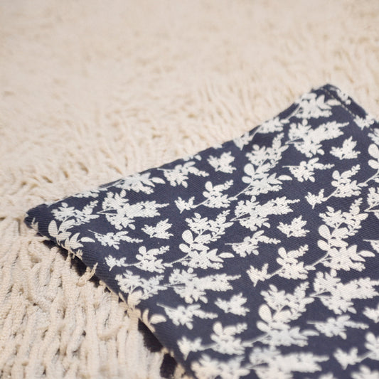 Pochette Coton Motif feuillage