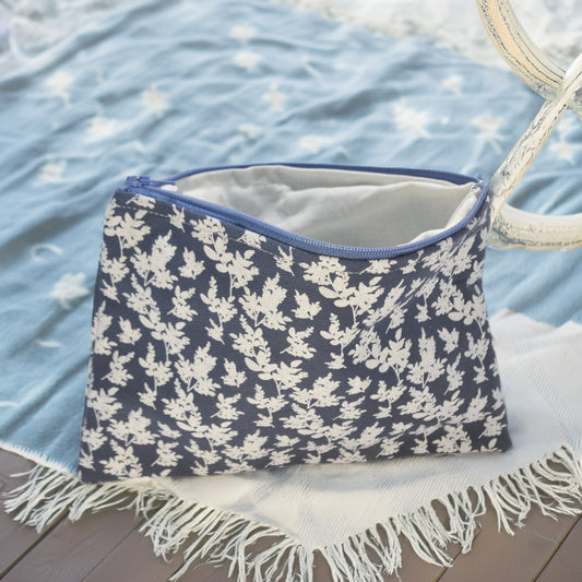 Pochette Coton Motif feuillage
