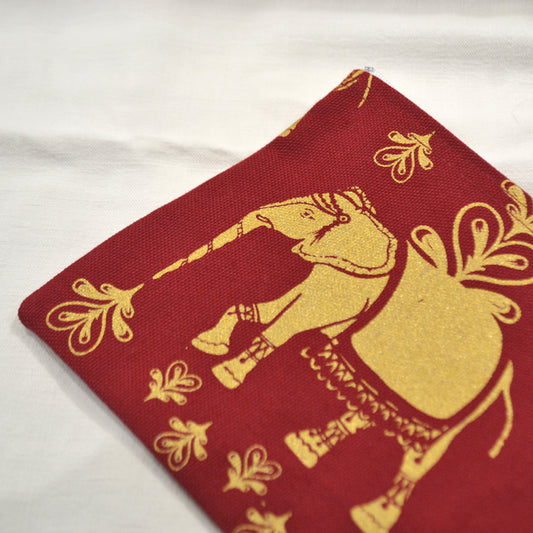 Pochette Coton Motif éléphant